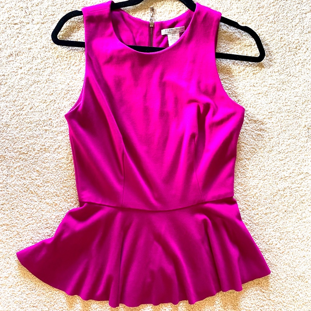Fushia Sleeveless Top